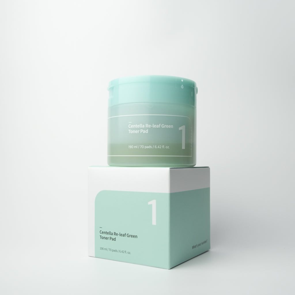 Numbuzin - No.1 Centella Re-leaf Green Toner Pad