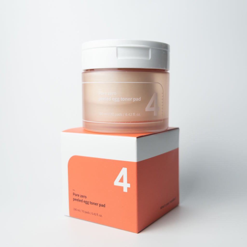 Numbuzin - No.4 Pore Zero Peeled Egg Toner Pad